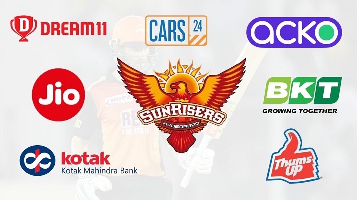 IPL Sponsors List – Sunrisers Hyderabad (SRH) — All IPL sponsors list
