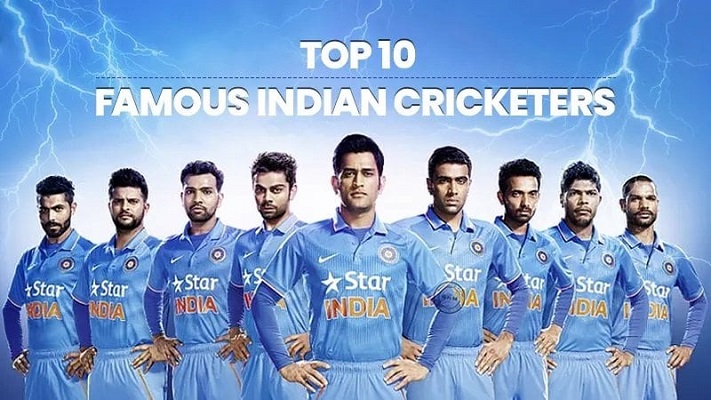 Top 10 famous Indian cricketers — Indian cricketers name