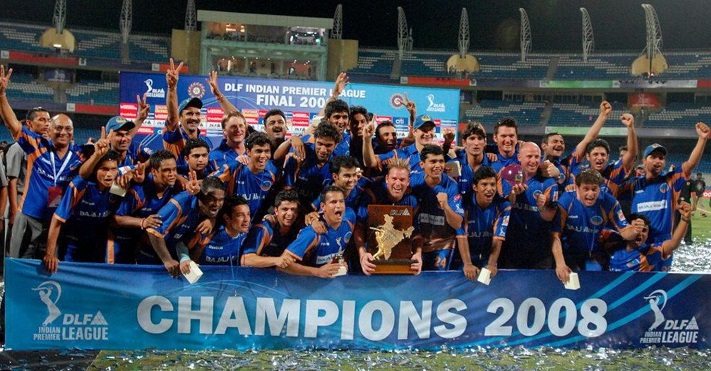 The Rajasthan Royals won the inaugural edition of the tournament in 2008