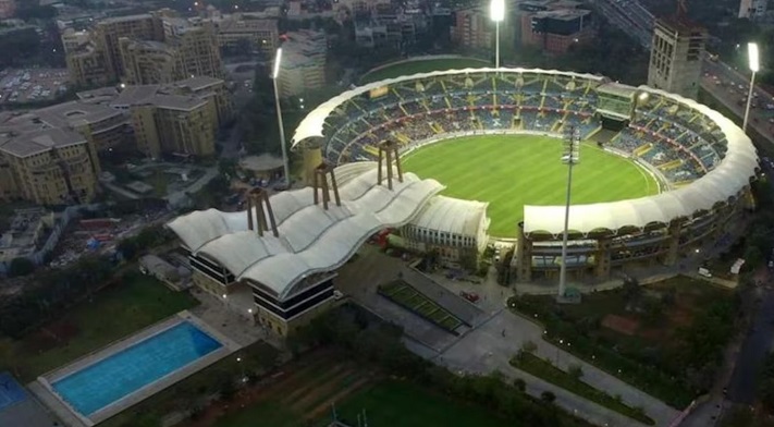 DY Patil Stadium, situated in Navi Mumbai, Maharashtra, is a multipurpose facility that includes a cricket stadium