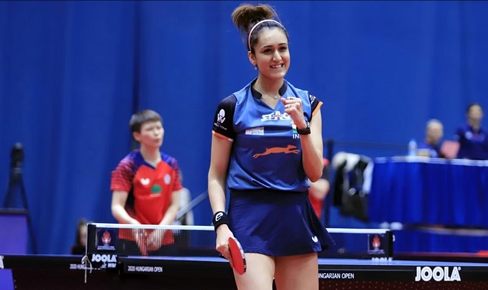 Manika Batra is the best table tennis player female in India