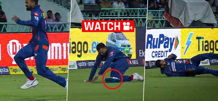 In May 2023 Rahul suffered a right thigh muscle injury while chasing after a ball