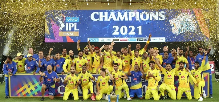 Chennai Super Kings (CSK) obtained the first place in the ranking of IPL 2021