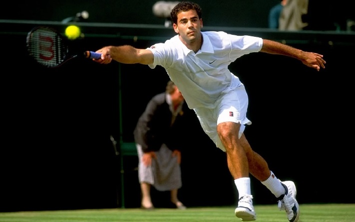 Pete Sampras held the record for the most Grand Slam singles titles (14) before it was surpassed by Federer