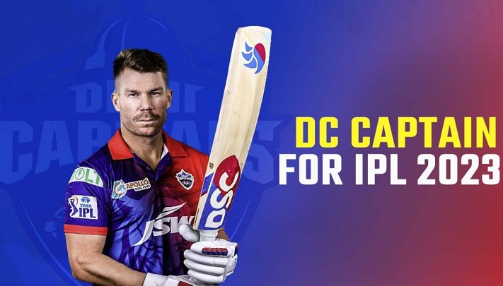 Before the season 2023, the DC has named David Warner as the captain