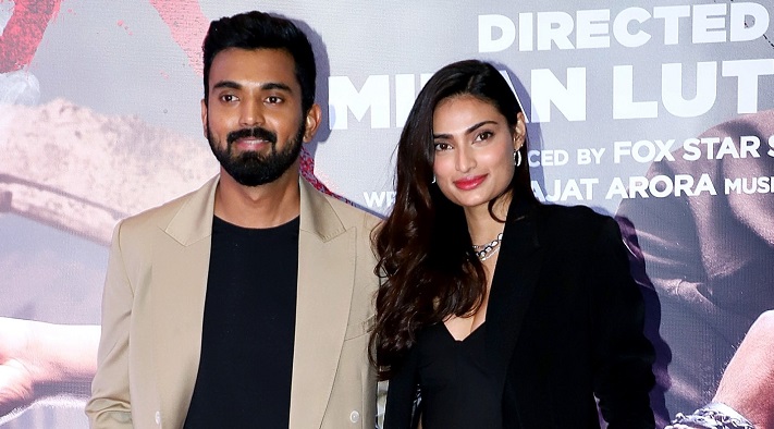 KL Rahul and his wife Athiya Shetty