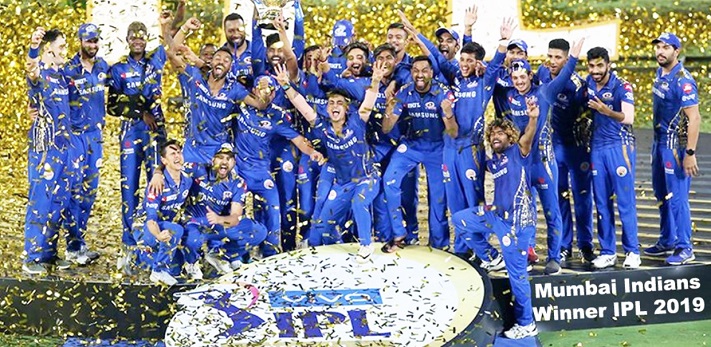 The Mumbai Indians (MI) emerged as the champions of IPL 2019