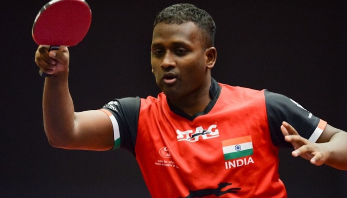 Anthony Amalraj is one of the best player of table tennis in India, who's beating the Indian legend, Sharath Kamal in the finals National Table Tennis Championship in January 2012