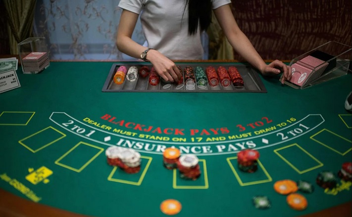 Familiarize yourself with basic blackjack strategy, a set of optimal decisions based on the player's hand and the dealer's upcard