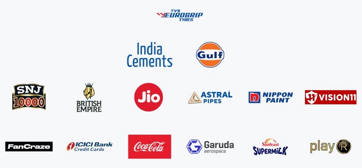 The CSK had partnerships with a total of 15 brands for the 2023 season