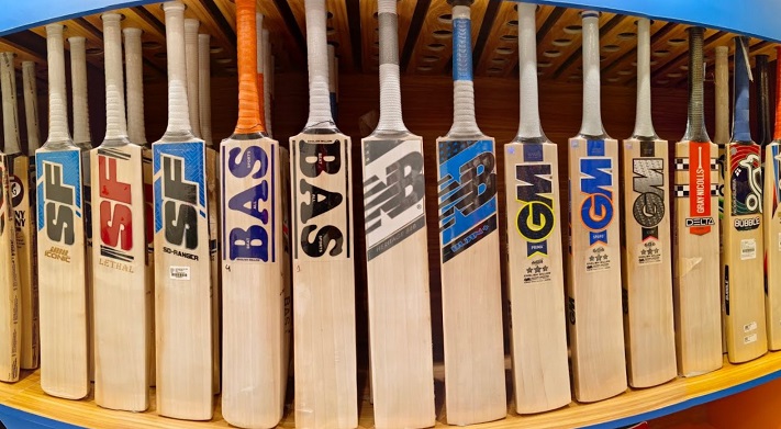 Cricket bat brands often produce bats of English Willow