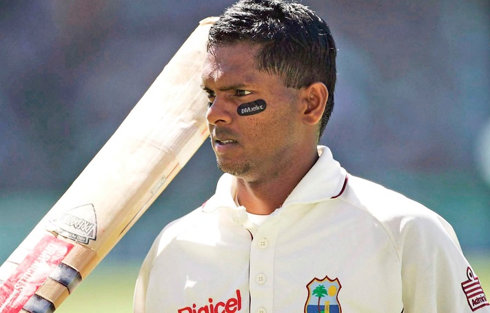 The best left handed cricketer — Shivnarine Chanderpaul at second place