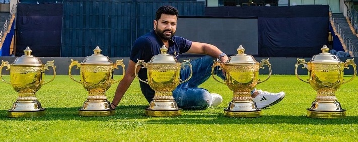 Mumbai Indians IPL team — captain Rohit Sharma