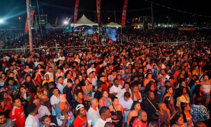 Cricket carnival events in Guyana — almost every day ended with a music concert