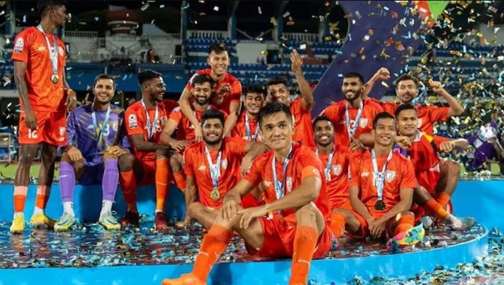 Indian football national team competes in the Asian Games in every competition