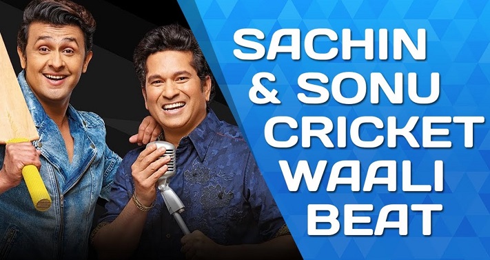 Indian cricket songs — "Cricket Wali Beat" by Sachin Tendulkar ft. Sonu Nigam