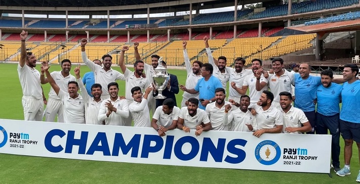 Saurashtra's Ranji Trophy team — the champions of the former season