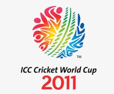 ICC Cricket World Cup logo in 2011 takes the form of a cricket ball